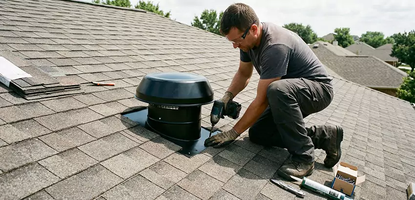 Roof Vent Fan Installation in Alabaster