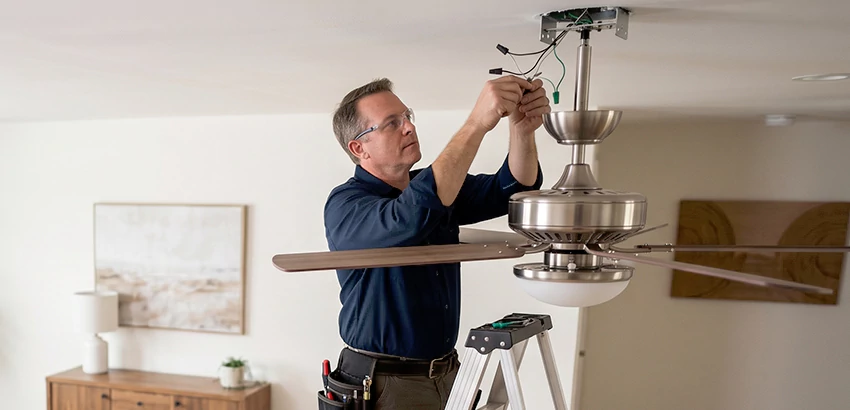 Ceiling Fan Light and Switch Repair in Alabaster