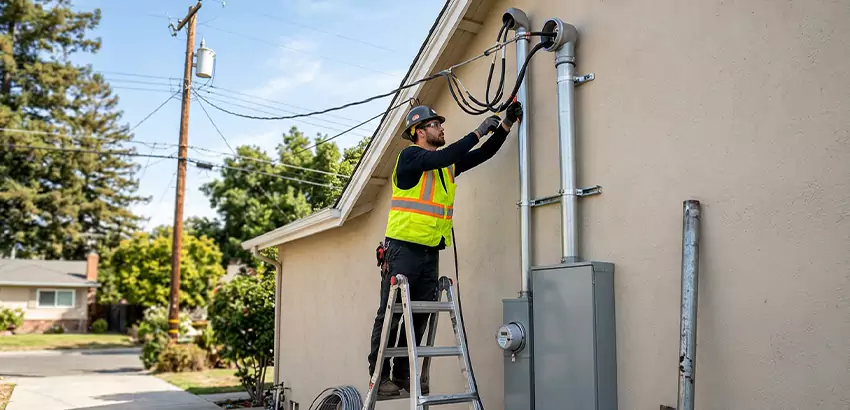Electrical Service Entrance and Mast Upgrade in Alabaster