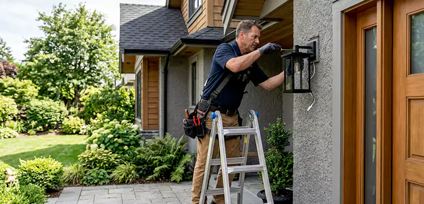 Outdoor and Exterior Light Fixture Installation in Alabaster