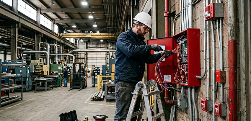 Industrial Fire Alarm Installation in Alabaster
