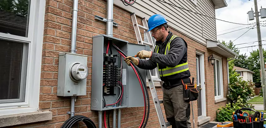 Outdoor Subpanel Installation in Alabaster